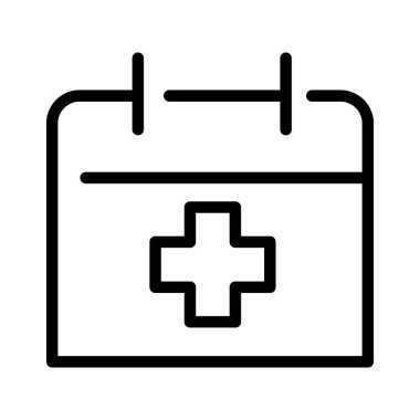 Randevu Takvimi Sağlık Simgesi