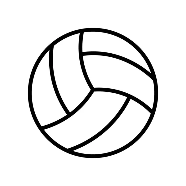 Ausrüstung Ball Volleyball Sports Icon Design — Stockvektor