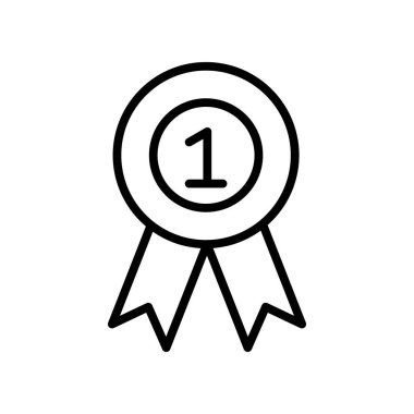 Madalya Birinciliği Spor Simgesi Tasarımı