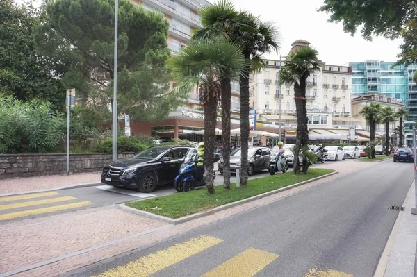 Ancient Streets City Lugano — Stock Photo, Image