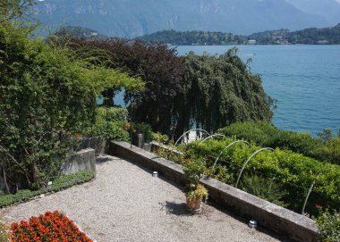 Villa Carlotta'nın güzel yeşil terasları.