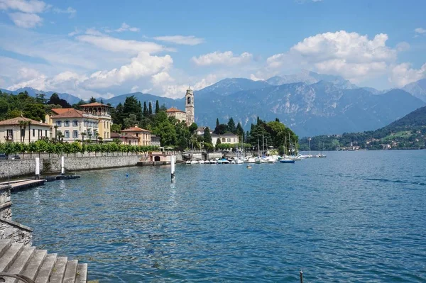 Lago Como Embankment Tremezzo — Foto Stock