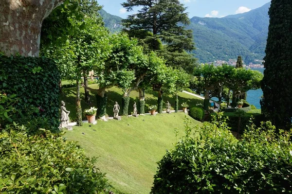 Hermosa Zona Famosa Villa Balbianello — Foto de Stock