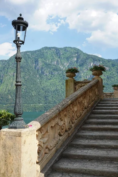 Hermosa Zona Famosa Villa Balbianello — Foto de Stock