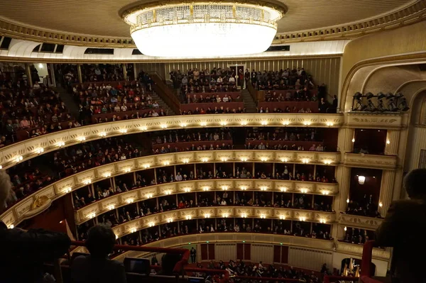 Innenausstattung Der Wiener Staatsoper — Stockfoto