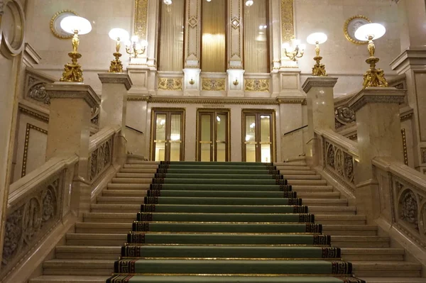 Decoração Interiores Ópera Estatal Viena Wiener Staatsoper — Fotografia de Stock