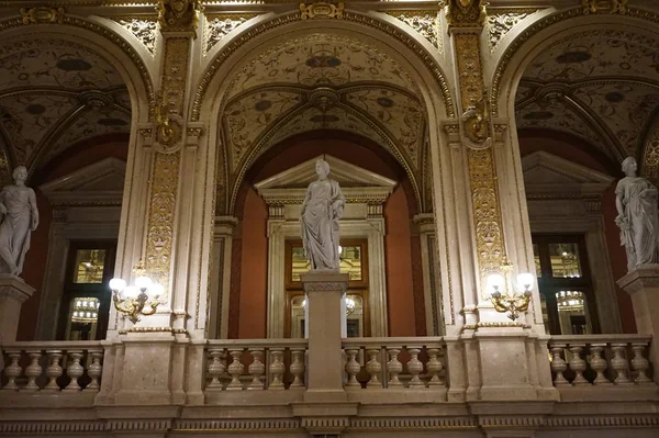 Interiérová Výzdoba Vídeňské Státní Opery Wiener Staatsoper — Stock fotografie