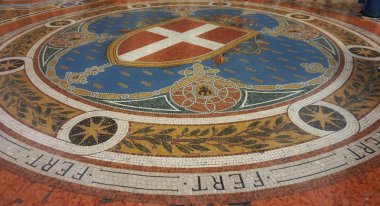  Milano pahalı butikler ile galeri Victor Emmanuel İçişleri