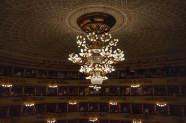 Mila 'daki La Scala Opera Salonu' nun içi.