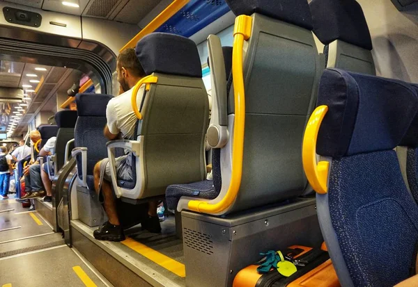 Внутренние Поезда Дальнего Следования Италии — стоковое фото