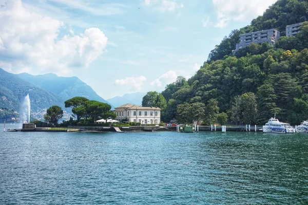 Alp Dağlarında Güzel Göl Como — Stok fotoğraf