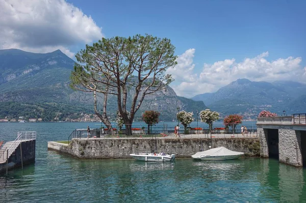 Lungomare Bellagio Sul Lago Como — Foto Stock