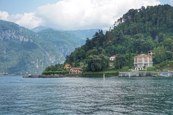 Houses on the shores of Lake Como.