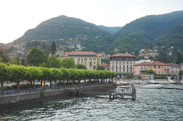 Bellissimo Lago Como Sulle Montagne Alpine — Foto Stock