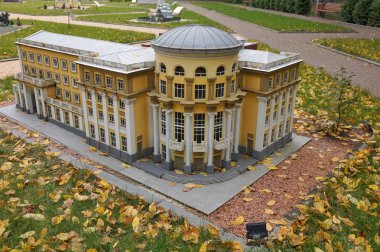 Vinnitsa Minyatür Müzesi 'ndeki Vinnitsa Bölgesel Konseyi Modeli.