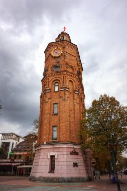  Vinnitsa 'daki ana meydandaki yangın kulesi.