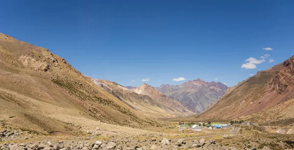 Büyük vadi evleri ile Andes