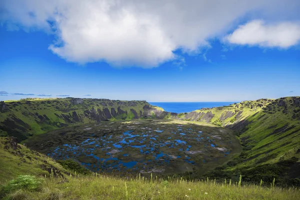 Intérieur Cratère Volcan Ranu Kau — Photo