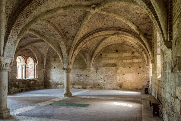 Das Kapitelhaus Der Abtei Von San Galgano — Stockfoto