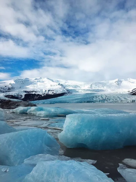 アイスランドの氷山と氷河の写真 — ストック写真