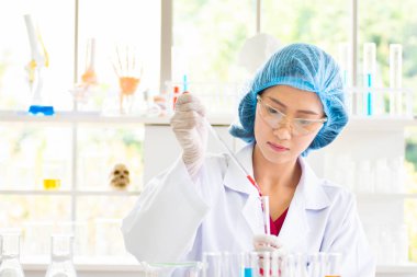 Bilim adamları kimyasalları test ediyor