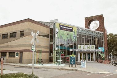 Burlington, Vermont - 29 Eylül 2019: Echo, Leahy Göl Merkezi