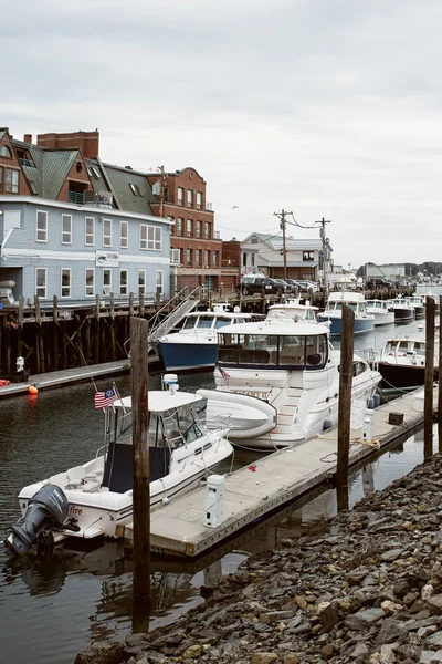 Portland Maine Septembre 2019 Quai Pêche Commerciale Dans Vieux Port — Photo