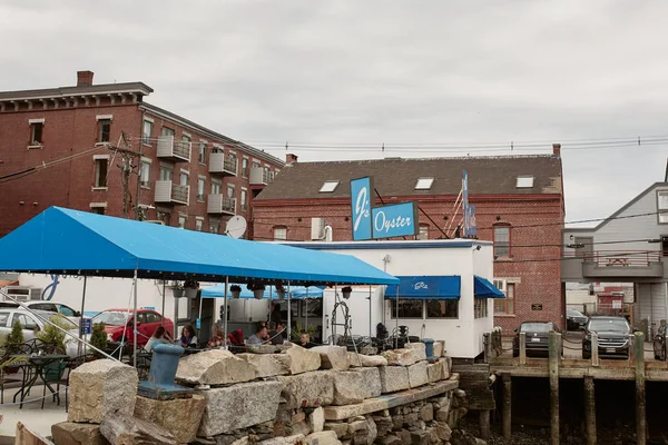 Portland Maine Septembre 2019 Quai Pêche Commerciale Dans Vieux Port — Photo