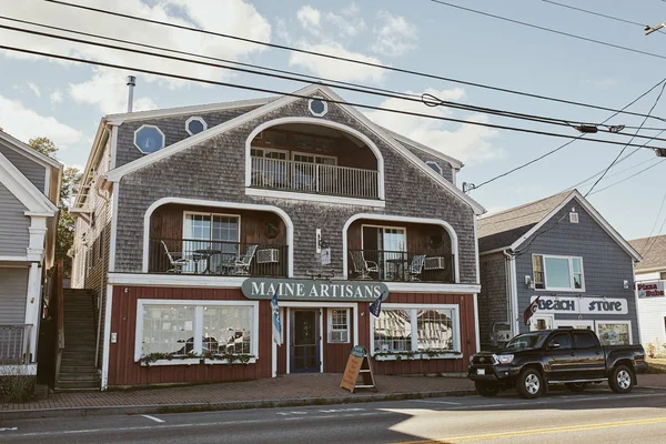 Lincolnville Maine Septembre 2019 Magasins Restaurants Commerciaux Dans Ville Côtière — Photo
