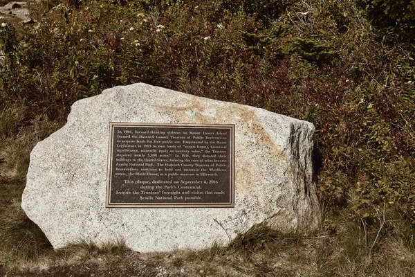 2019年9月27日 缅因州沙洲山 Mount Desert Island Maine 位于缅因州沙洲山 Mount Desert Island — 图库照片