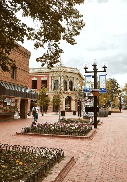 Boulder Colorado Mai 2020 Commerces Commerces Restaurants Long Pearl Street — Photo