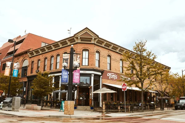 Boulder Colorado Mei 2020 Winkels Bedrijven Restaurants Langs Pearl Street — Stockfoto