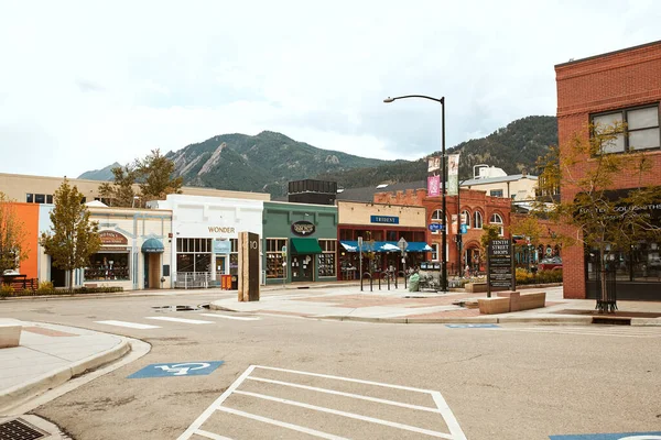 Boulder Colorado Mei 2020 Winkels Bedrijven Restaurants Langs Pearl Street — Stockfoto