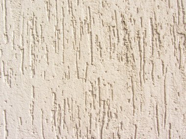 Açık sarı çizgili alçı duvar dokusu