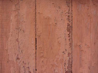 Boya izli ahşap duvarlar.