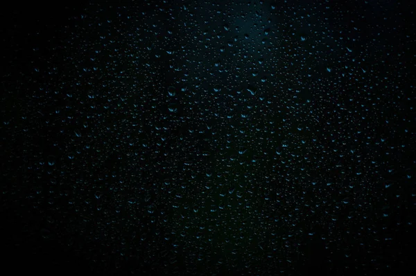青いシアン水滴の背景テクスチャ — ストック写真