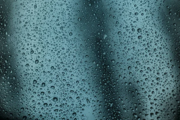 Azul ciano gota de água textura de fundo — Fotografia de Stock