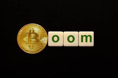 Sözcük Patlaması küplerden oluşur. Kelimenin ilk harfi bir bitcoin ile sembolize edilir. Güçlü Btc kavramı, bitcoin büyüme oranı, fiyat artışı, engelleme zinciri güveni, pozitif fiyat görünümü.