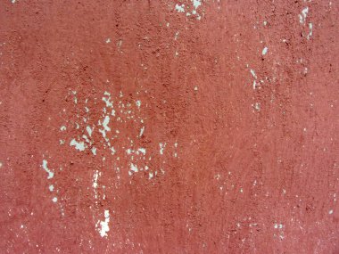 Eski ahşap yüzey, arka plan dokusu soyma kırmızı, kahverengi boya yakın çekim. Ahşap arka plan hangi eski boya ve vernik, doku soyulmuş. Ahşap kalas kapalı boya kabukları.