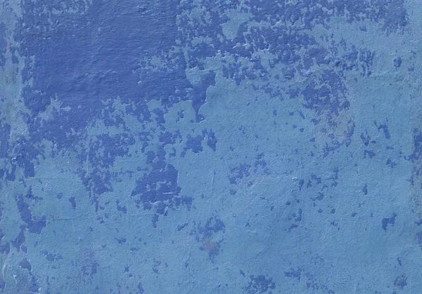 Eski mavi boyalı alçı duvar fon doku. Soyut arka plan. — Stok fotoğraf