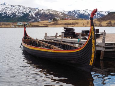 Viking gemisi Norveç'te.