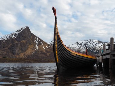Viking gemisi Norveç'te.