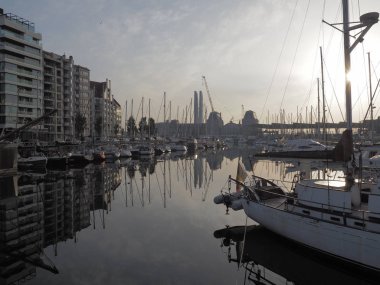  Demiryolu stati ile Ostend marina 