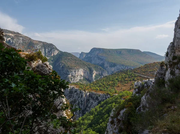 Pohled na strž du Verdon ve Francii. — Stock fotografie