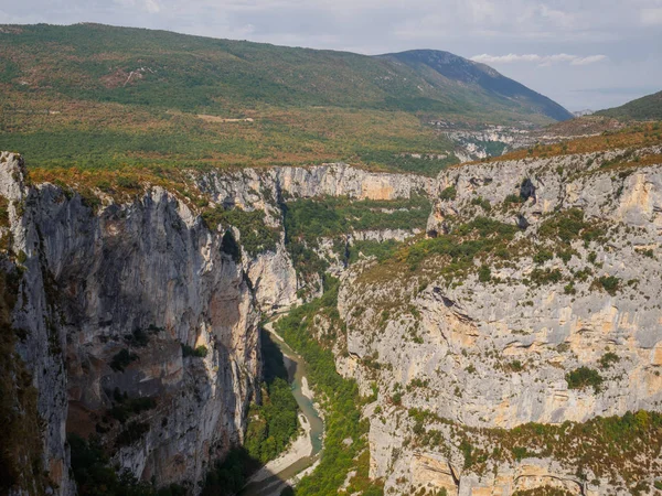 Вид на ущелье Вердон во Франции . — стоковое фото
