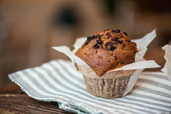 Gustosa Immagine Brodo Muffin Cioccolato — Foto Stock