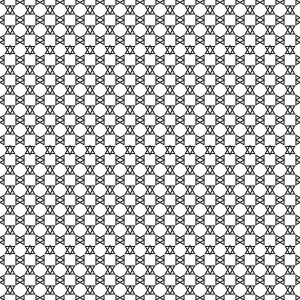无缝简单三角形黑白图案 Geoemetry 等边三角形 带有黑色 Outlit 不寻常的抽象背景 — 图库矢量图片