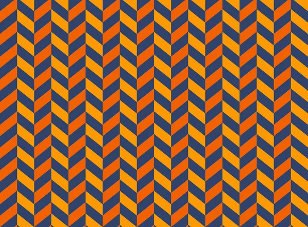 スラント 黒い背景 コーナーの模倣に暗い部分と明るいオレンジ色の線の反対側のシームレス パターン — ストックベクタ