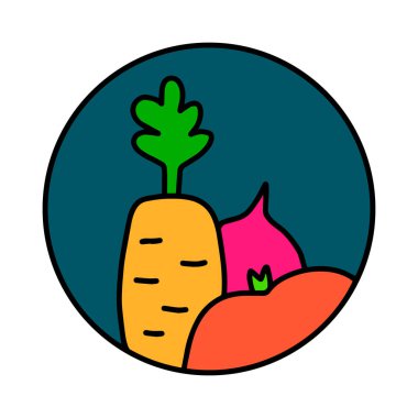 Baskılar posterler t shirt markalama meyve mağazası bar vegan restoran içecekler kokteyller için Sebze el çizilmiş logotürü logosu