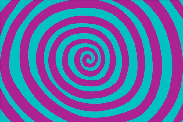 Spiral el çizimi vektör çizimi soyut minimalizm biçimi